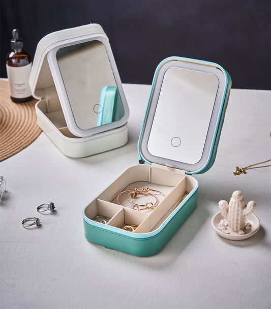 Makeup Organiser Case with LED Mirror